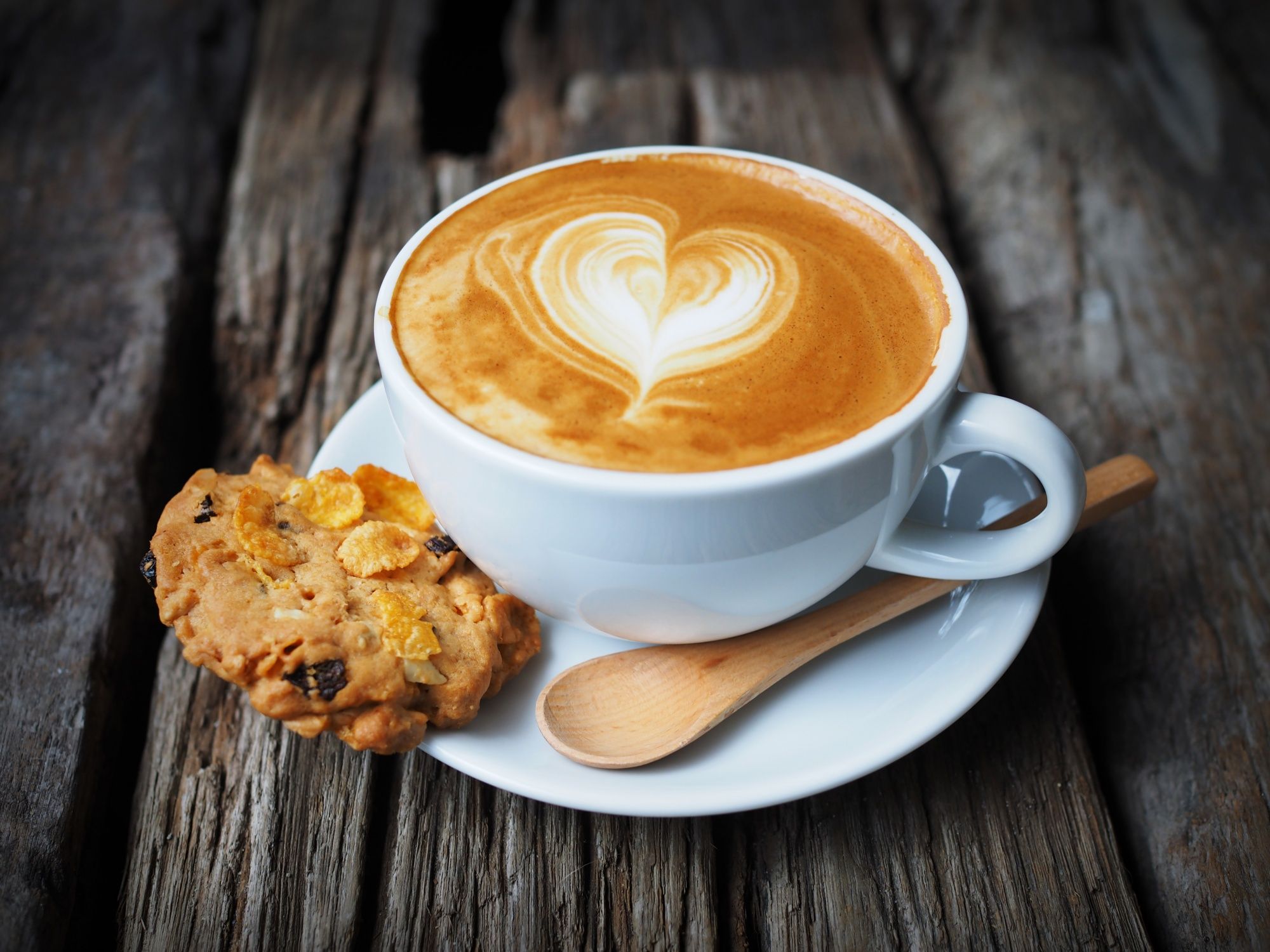 Latte made with Coffee Island Inc coffee