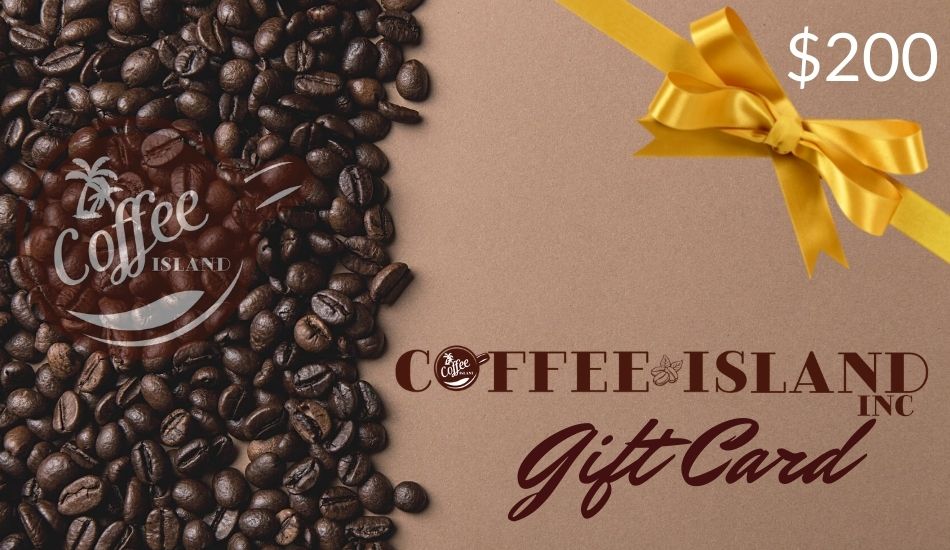 Coffee Island Inc Gift Card - $200.00 - Gift Cards