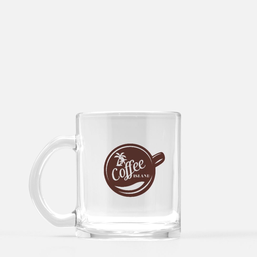 Coffee Island Glass Mug – Coffee Island Inc